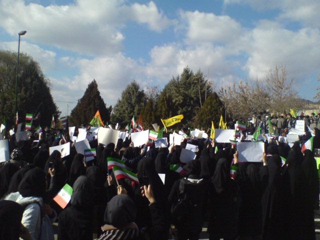 تجمع دانشجویان کرمانشاه 
